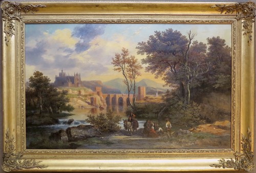 Joseph LATOUR (1806–1863) - Pont Saint-Martin, Tolède et Cathédrale, Ségovie -Espagne