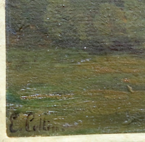 Paintings & Drawings  - Élisabeth FORT-SIMEON born COLLIN (Active 1835 to 1865) - Crussol Castle