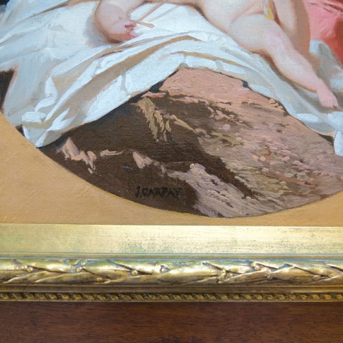 Paintings & Drawings  - Joseph CARPAY (1822 – 1892) - One more angel in Heaven