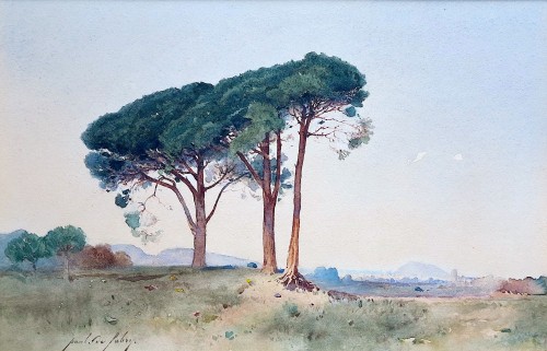 Paul de Fabry (1833–1927) - Southern landscape