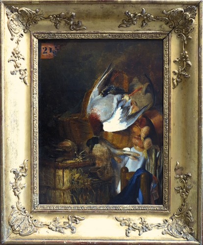 Louis Auguste Second, dit Fereol (1795-1870) - Mallard hunting trophy
