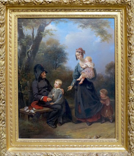 Aimée Brune-pagès (1803–1866) - The Invalid&#039;s Alms
