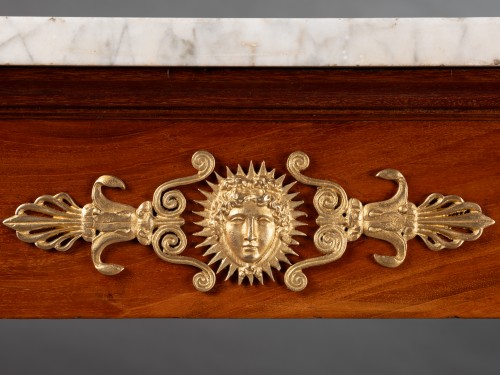 19th century - Console with Egyptian figures in sheath