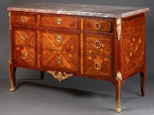 Commode par Charles Louis Coste - Mobilier Style Transition