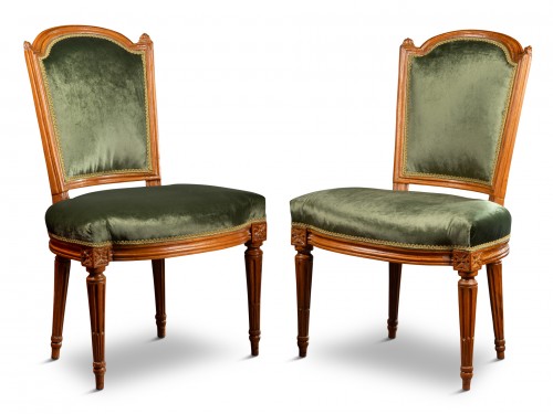 Pair of chaises by Jean-René Nadal