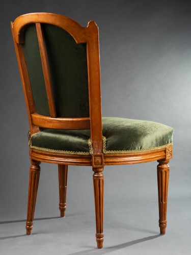 XVIIIe siècle - Paire de chaises par Jean-René Nadal