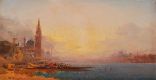 Pair of paintings - Henri Duvieux (born in 1855)