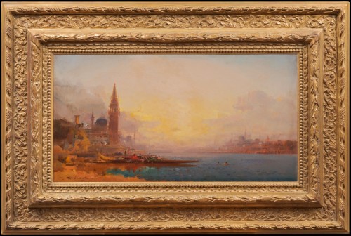 XIXe siècle - Henri Duvieux, né en 1855 - Vue de Constantinople