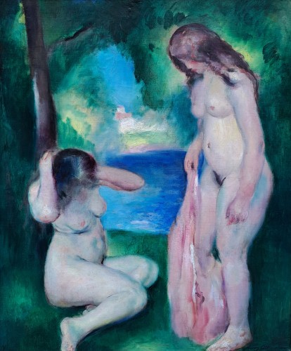 Henry Ottmann (1877-1927) "Deux femmes nues"