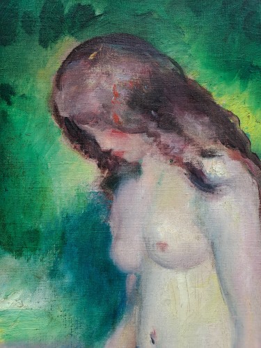 XXe siècle - Henry Ottmann (1877-1927) "Deux femmes nues"