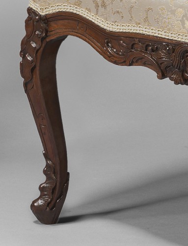 Suite de 6 fauteuils, début de l’époque Louis XV par René Cresson dit Cresson l'Aîné - Galerie Delvaille