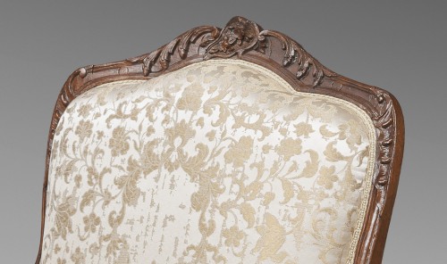 Rare suite of 6 armchairs, early Louis XV period by René Cresson known as Cresson l&#039;Aîné - Louis XV