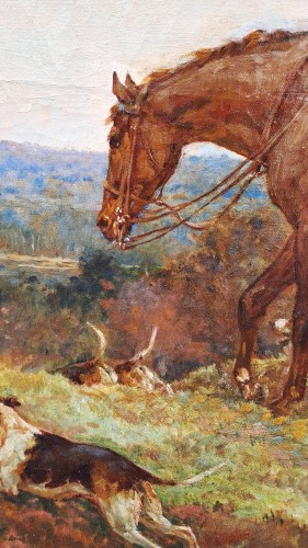 Paintings & Drawings  - Paul Tavernier (1852-1943)  La vue, Equipage de bois Boudran