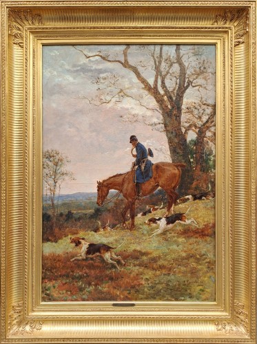 Paul Tavernier (1852-1943)  La vue, Equipage de bois Boudran - 