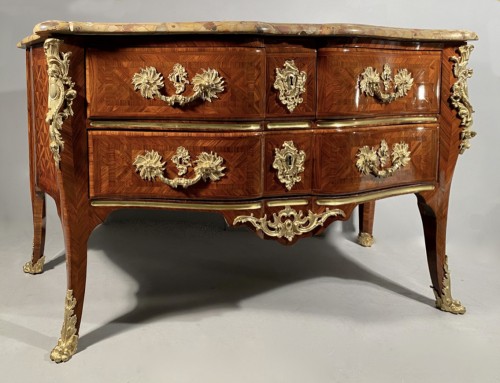 Important chest of drawers by Jacques Dubois - Furniture Style Louis XV