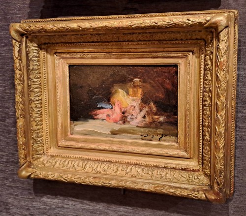 Pierre Denis Bergeret (1846 - 1910) - Shrimps and Lemon - Paintings & Drawings Style 
