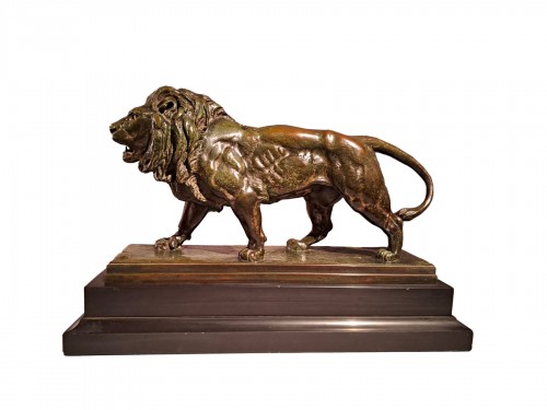 Antoine Louis Barye (1795-1875) - Lion marchant