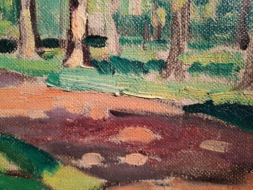 Paintings & Drawings  - Louis Valtat (1869-1952) - Sous-bois à Choisel