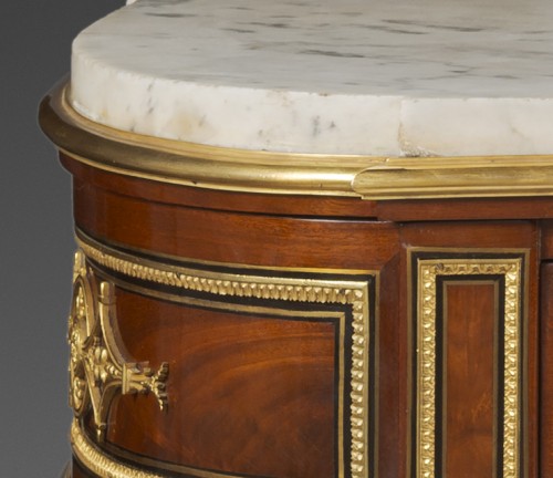 Mobilier Console - Importante desserte en acajou d’époque Louis XVI par Nicolas Lannuier