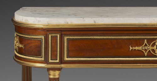 Important Louis XVI period mahogany console table by Nicolas Lannuier - Louis XVI