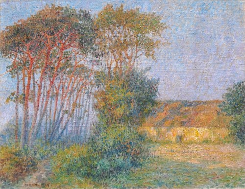 Léon Giran-Max (1867-1927) - Summer evening in Oise