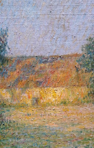 19th century - Léon Giran-Max (1867-1927) - Summer evening in Oise