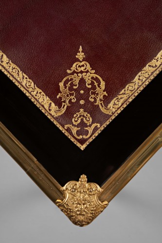 Mobilier Bureau et Secrétaire - Superbe Bureau Plat d’Epoque Régence