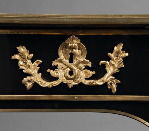 Antiquités - Superbe Bureau Plat d’Epoque Régence
