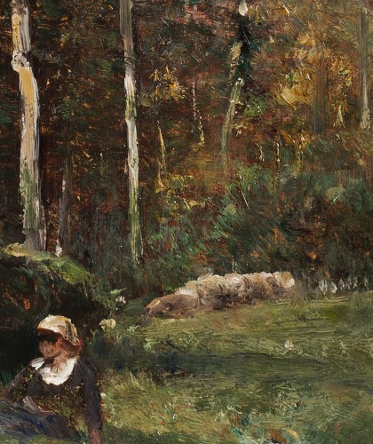 XIXe siècle - Louis Aimé Japy (1840-1916) - Les bergères
