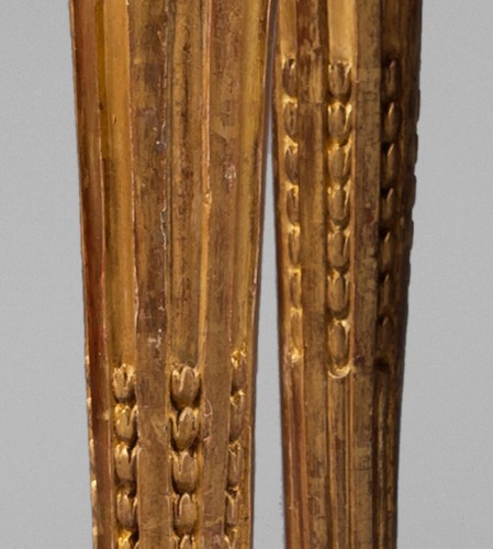 XVIIIe siècle - Console Néoclassique en bois doré