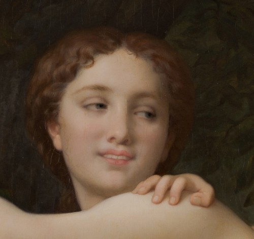 Antiquités - Pierre Honoré HUGREL (né en 1827) Vénus et Cupidon