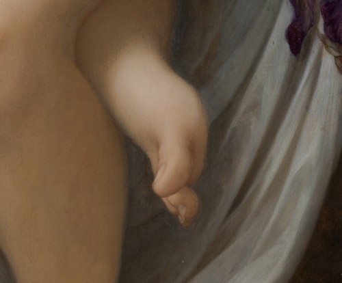 Antiquités - Pierre Honoré HUGREL (né en 1827) Vénus et Cupidon