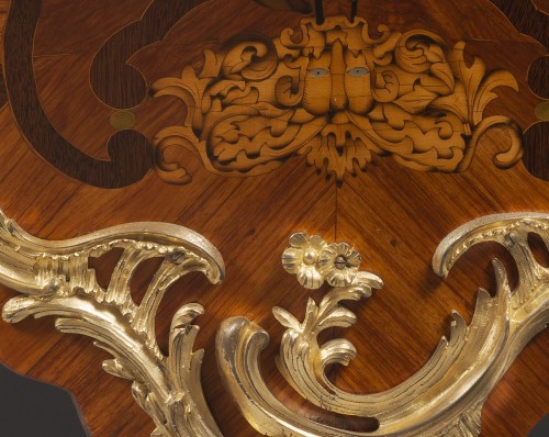 Commode aux Oiseaux Chef d’œuvre de Joseph SCHMITZ - Louis XV