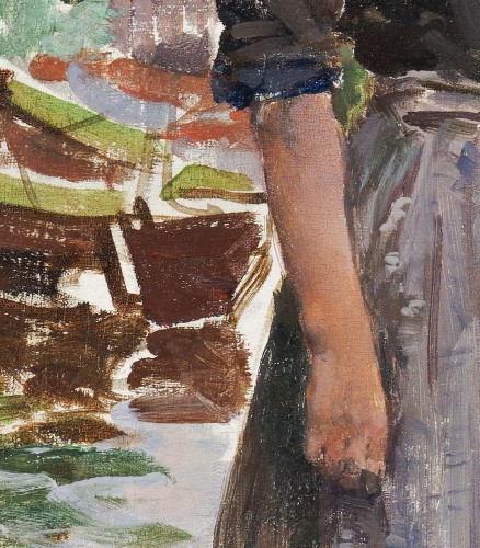 Antiquités - Marie Lucas-Robiquet (1858-1959) - Mother and daughter in Volendam