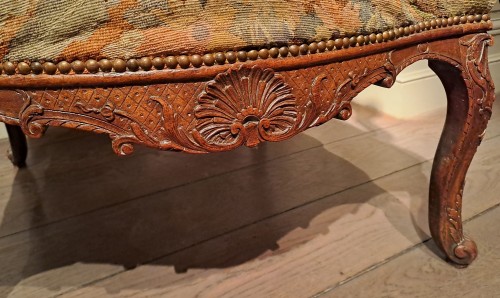 Seating  - Large Regency period armchair with Aubusson tapestries