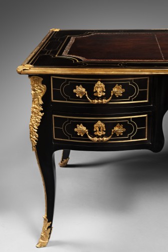 French Regency Ebony Desk - Furniture Style French Regence