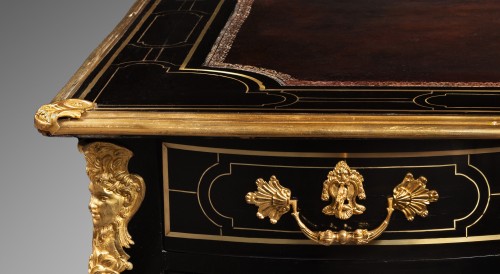 French Regency Ebony Desk - 
