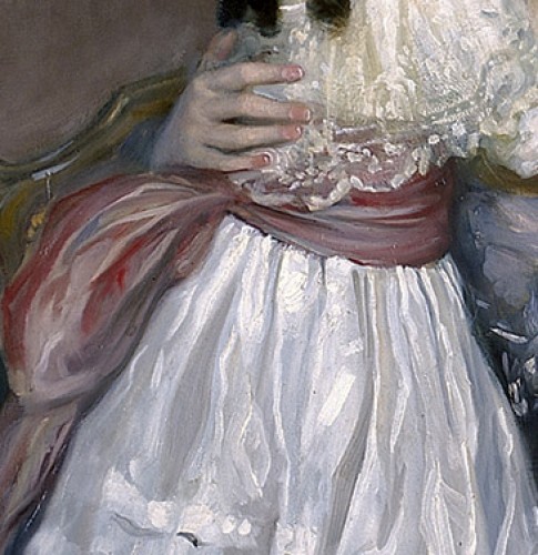 20th century - Henry Caro-Delvaille (1876-1928) Portrait of Mrs. S. and Her Daughter