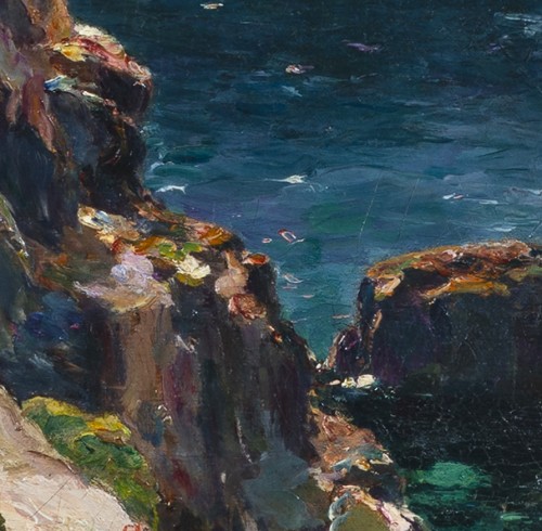 Paintings & Drawings  - Jean-Baptiste OLIVE (1848-1936) / La Calanque d’En Vau