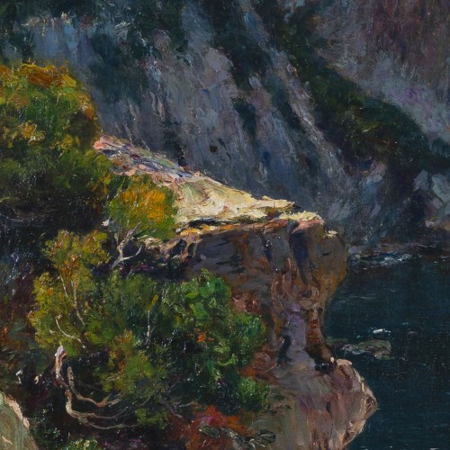 Jean-Baptiste OLIVE (1848-1936) / La Calanque d’En Vau - 