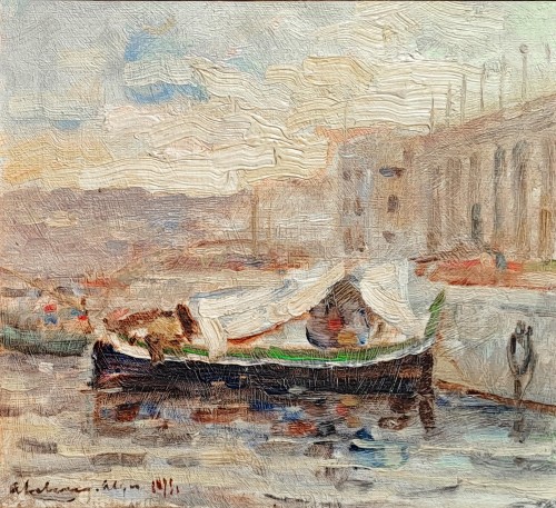 Albert LEBOURG (1848-1936)  Alger, en 1875
