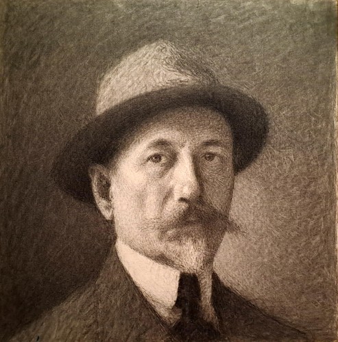 Achille Laugé (1861-1944) - Autoportrait, vers 1910