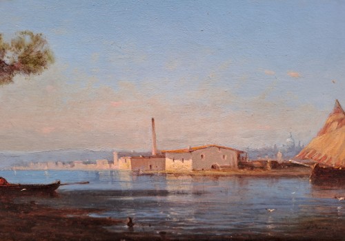 Félix Ziem (1821-1911) - View of Venice from the islands of Murano - Paintings & Drawings Style 