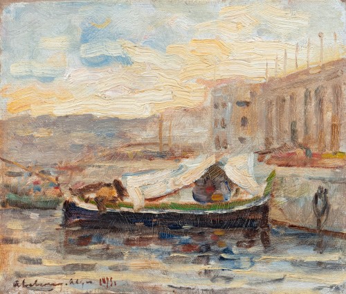 Albert LEBOURG (1849-1928)  -  Alger, in 1875