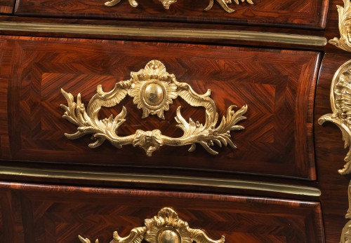 18th century - Important chest  of drawers, Stamped by François MONDON, Louis XV Period