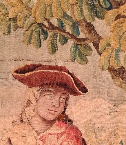  - « Le petit Jardinier » Tapisserie d’Aubusson du 18e siècle
