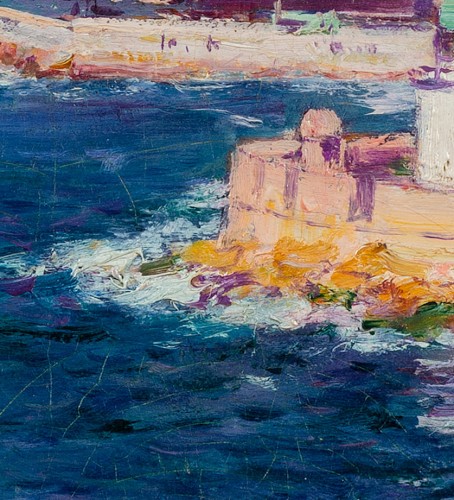 Antiquités - Jean-Baptiste OLIVE (1848-1936) - L’entrée du bassin de la Joliette