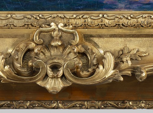 Tableaux et dessins Tableaux XIXe siècle - Jean-Baptiste OLIVE (1848-1936) L’entrée du bassin de la Joliette