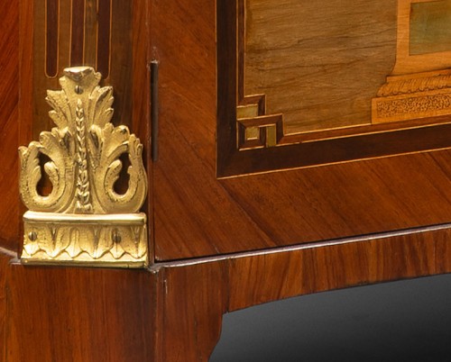 Secrétaire à abattant, estampillé Wolff époque Louis XVI - Louis XVI