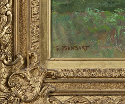  - Emile Isenbart (1846-1921) Le Lac de Neuchâtel (Suisse)